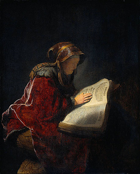 Rembrandt's Anna the Prophet