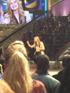 Victoria Osteen at Lakewood Church, Aug. 17, 2014